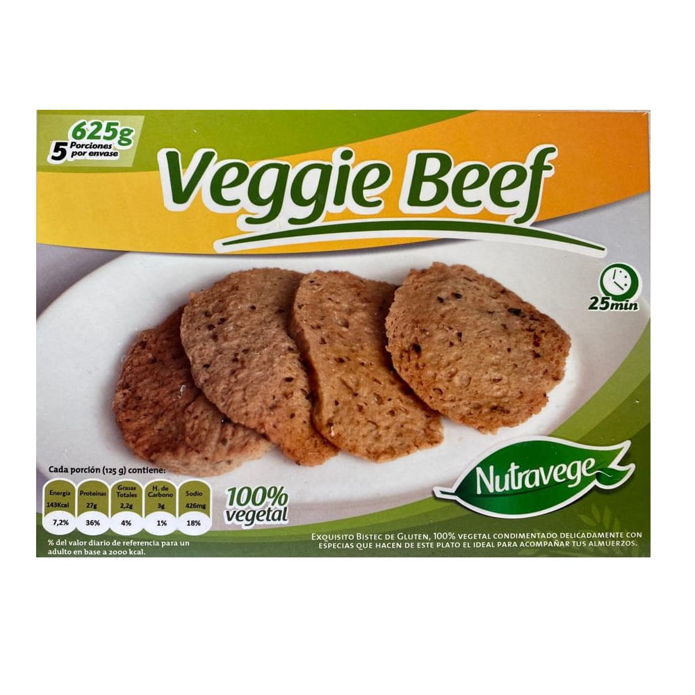 Veggie beef Nutravege 625 g