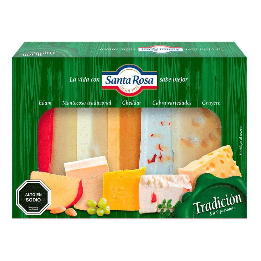 Tabla quesos Santa Rosa tradición 540 g