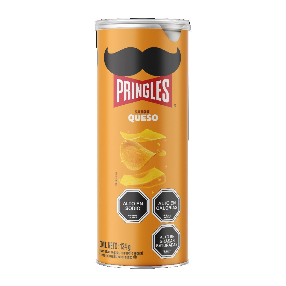 Papas fritas Pringles queso 124 g