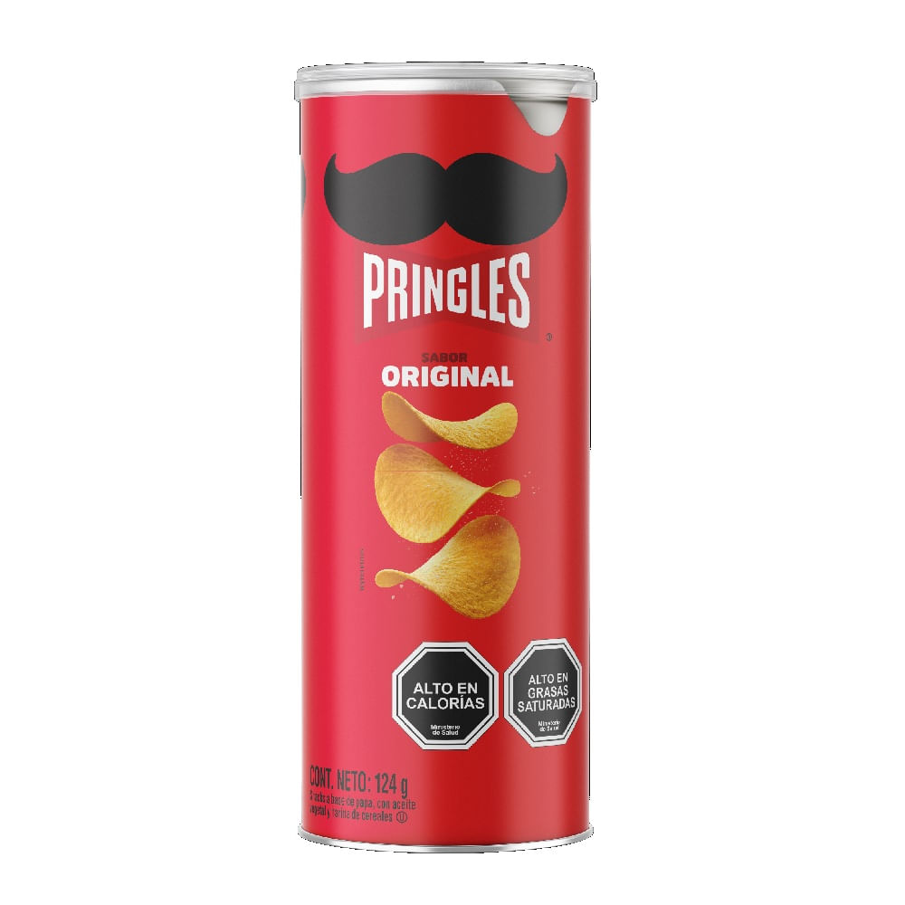 Papas fritas Pringles original 124 g