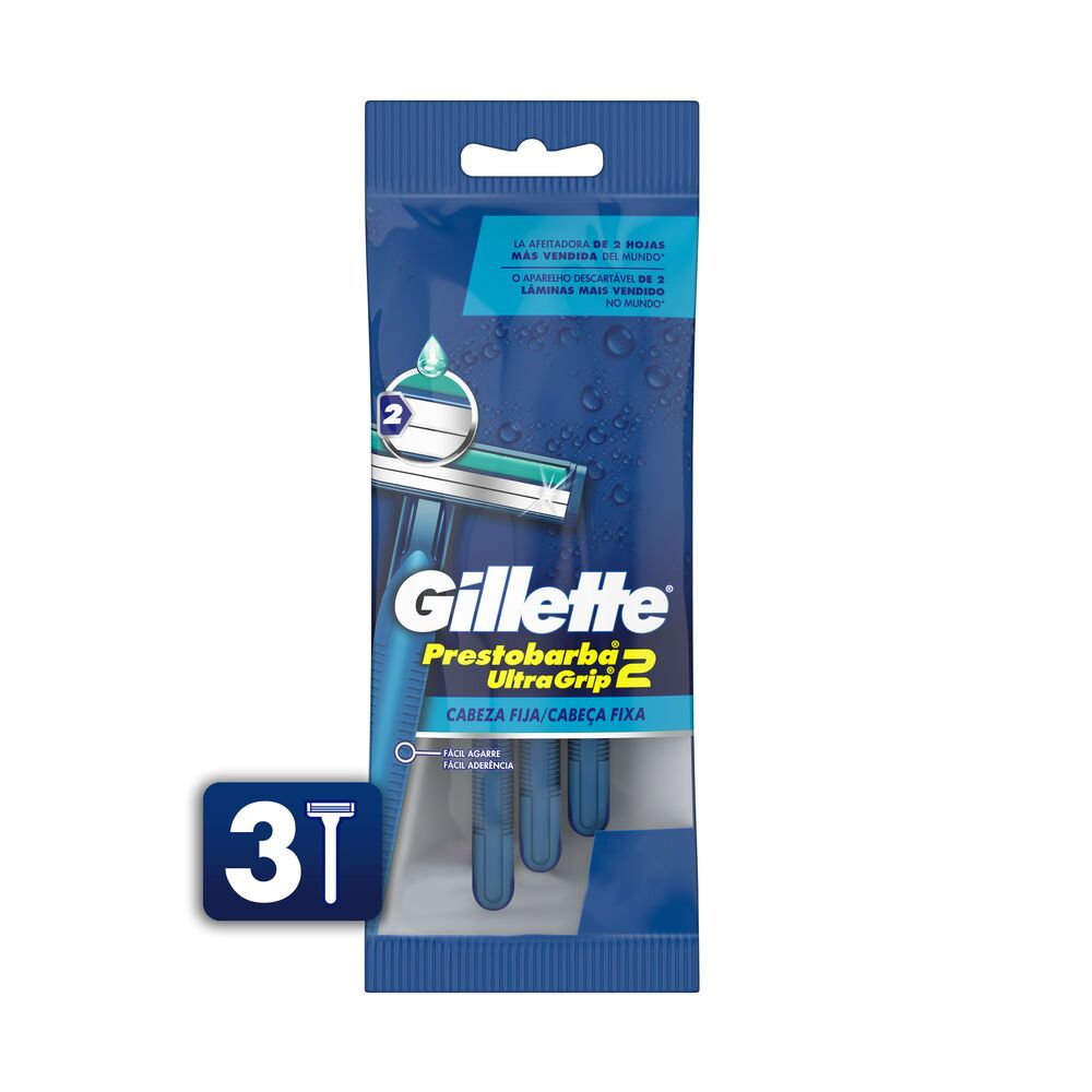 Máquina de afeitar Gillette Prestobarba ultragrip cabeza fija 3 un