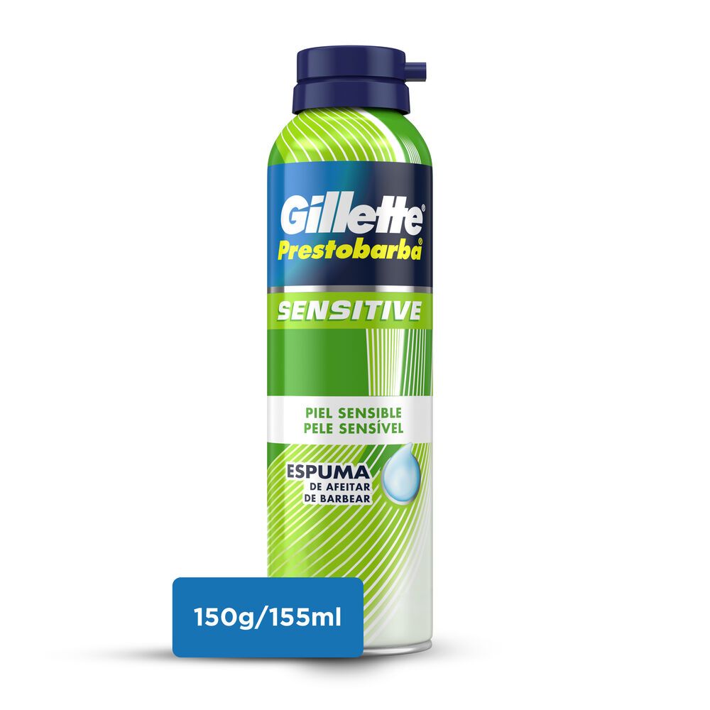 Espuma de afeitar Gillette sensitive 150 g