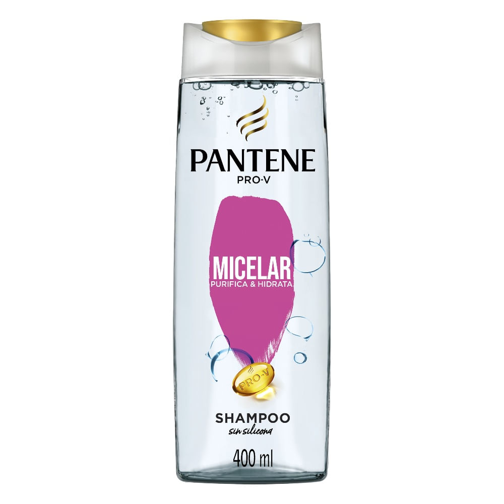 Shampoo Pantene pro-v micelar purifica e hidrata 400 ml