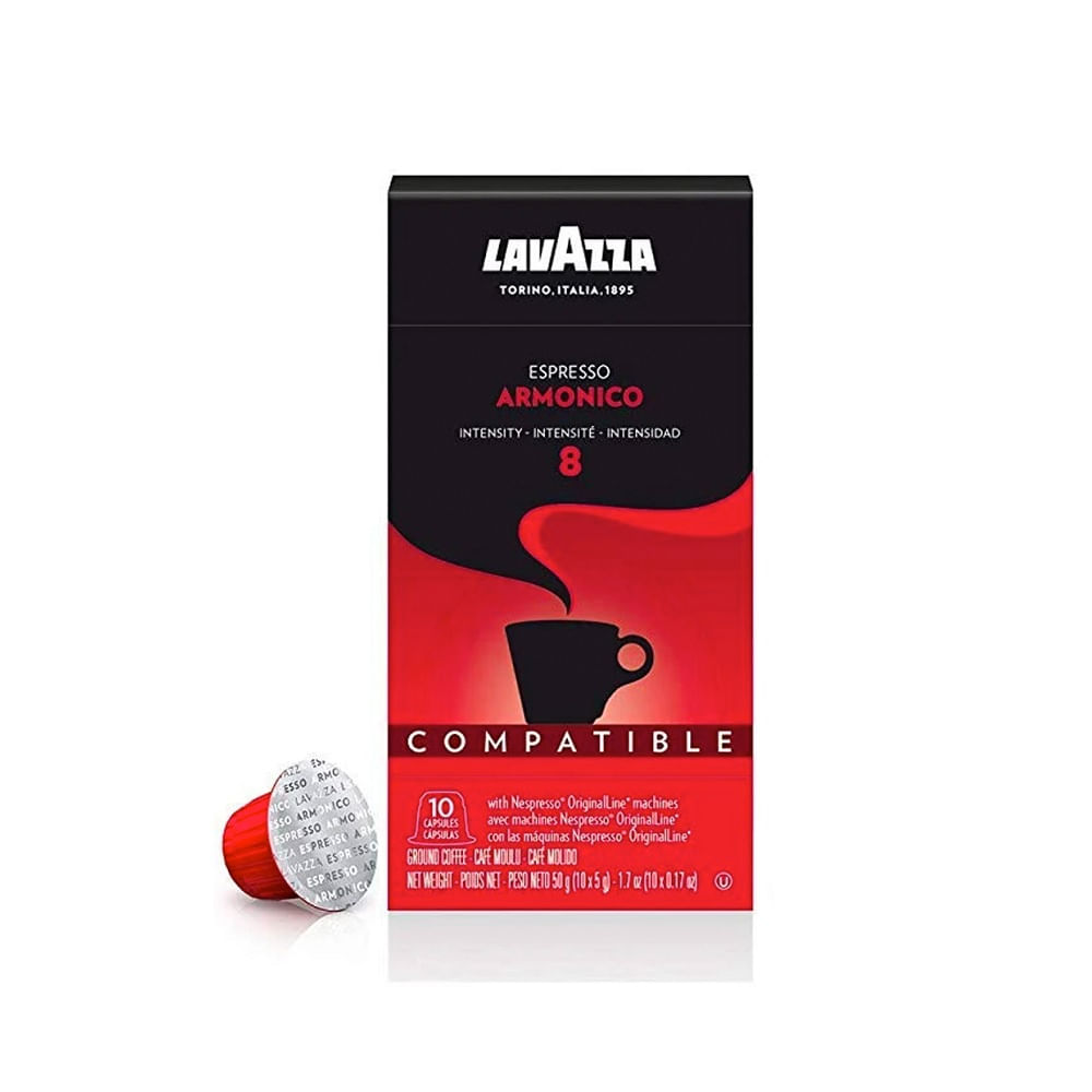 Café en cápsulas Lavazza espresso armónico 10 un