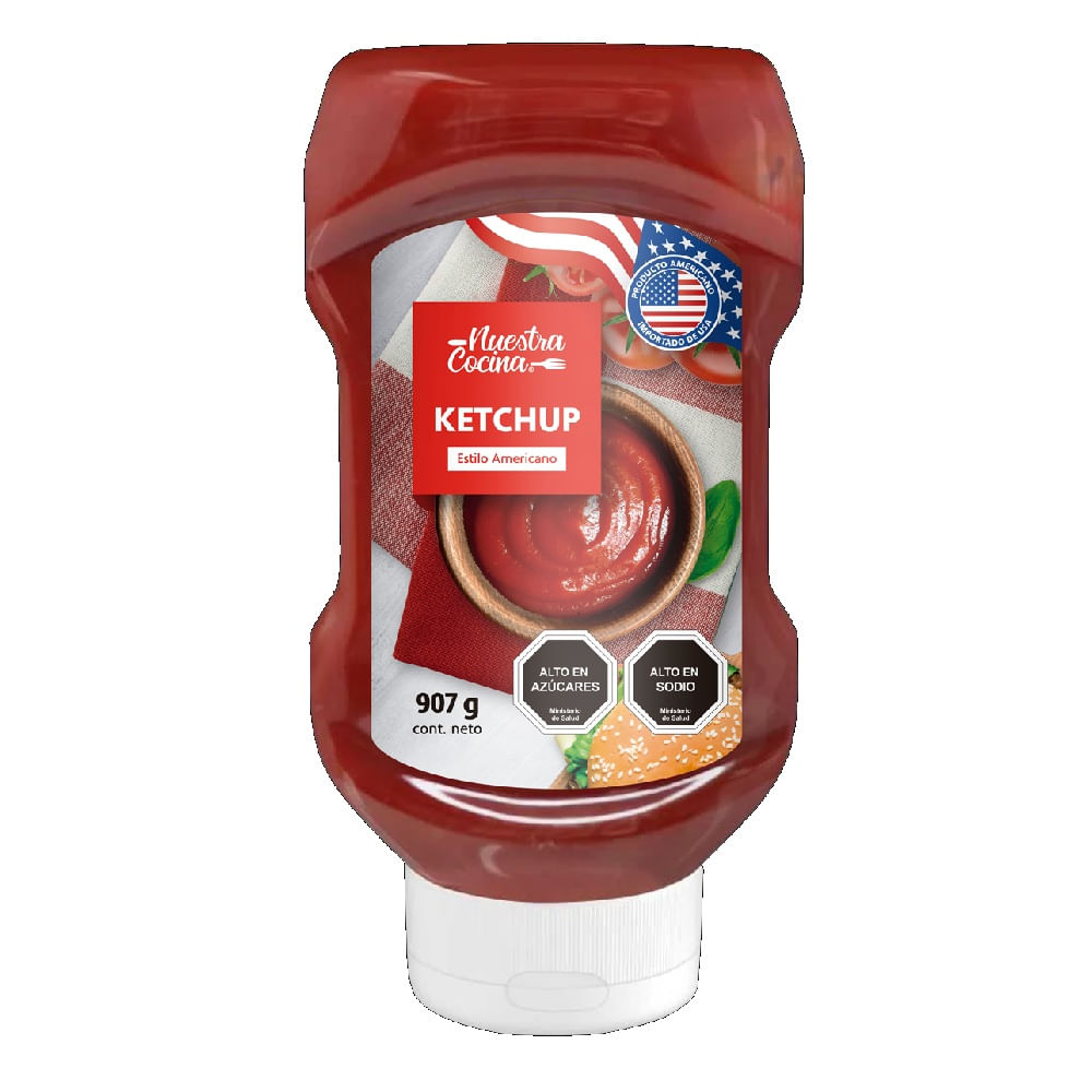 Ketchup americano Nuestra Cocina 907 g