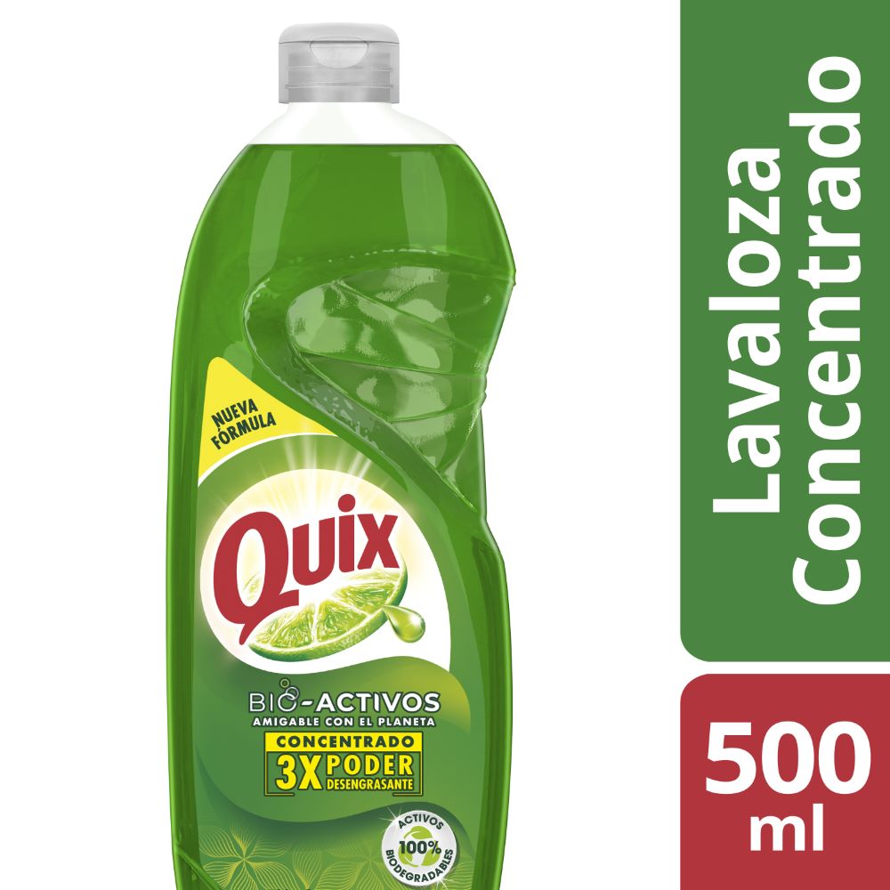 Lavaloza concentrado Quix bio activos limón 500 ml