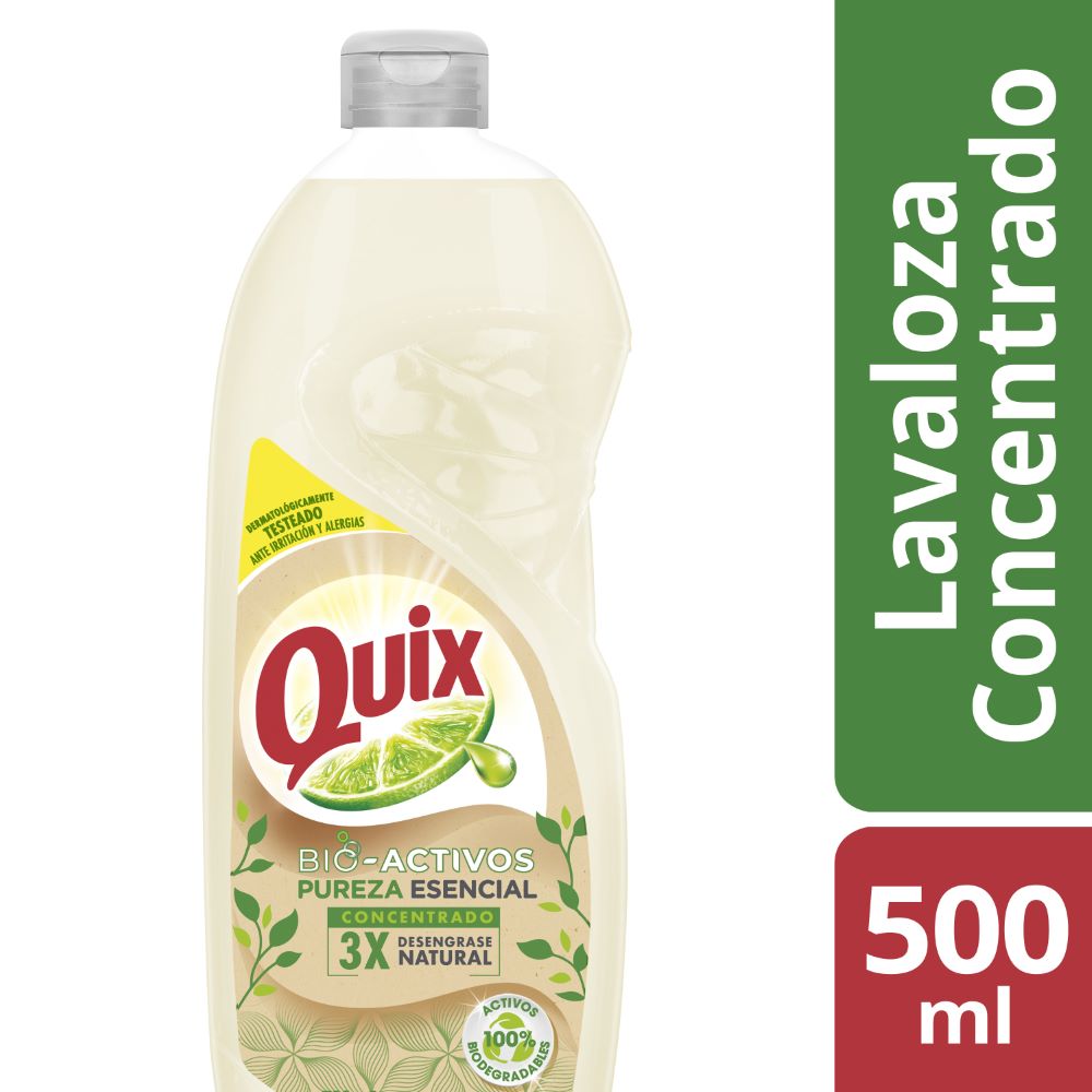 Lavaloza concentrado Quix bio activos pureza 500 ml