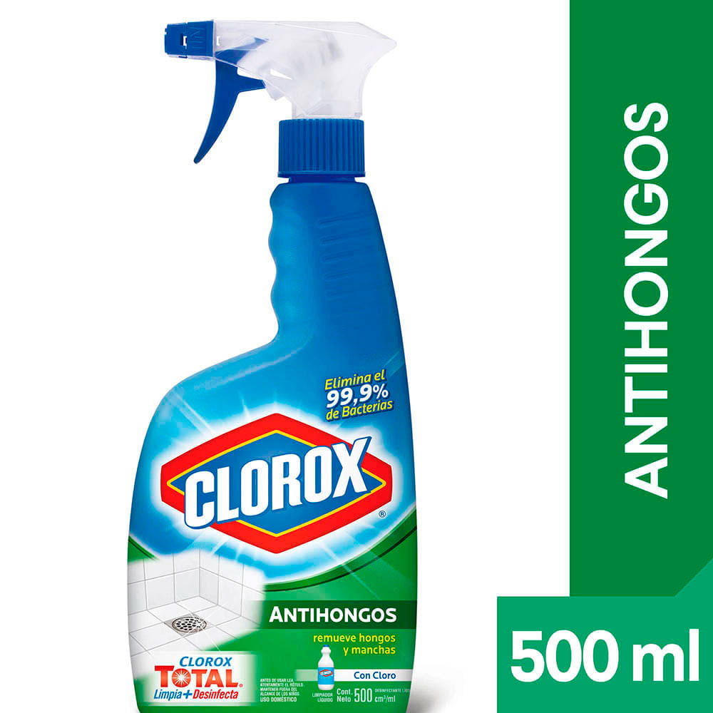 Limpiador desinfectante Clorox antihongos gatillo 500 ml