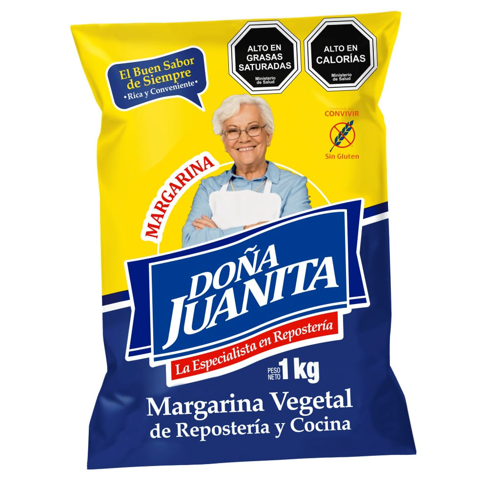Margarina Doña Juanita bolsa 1 Kg