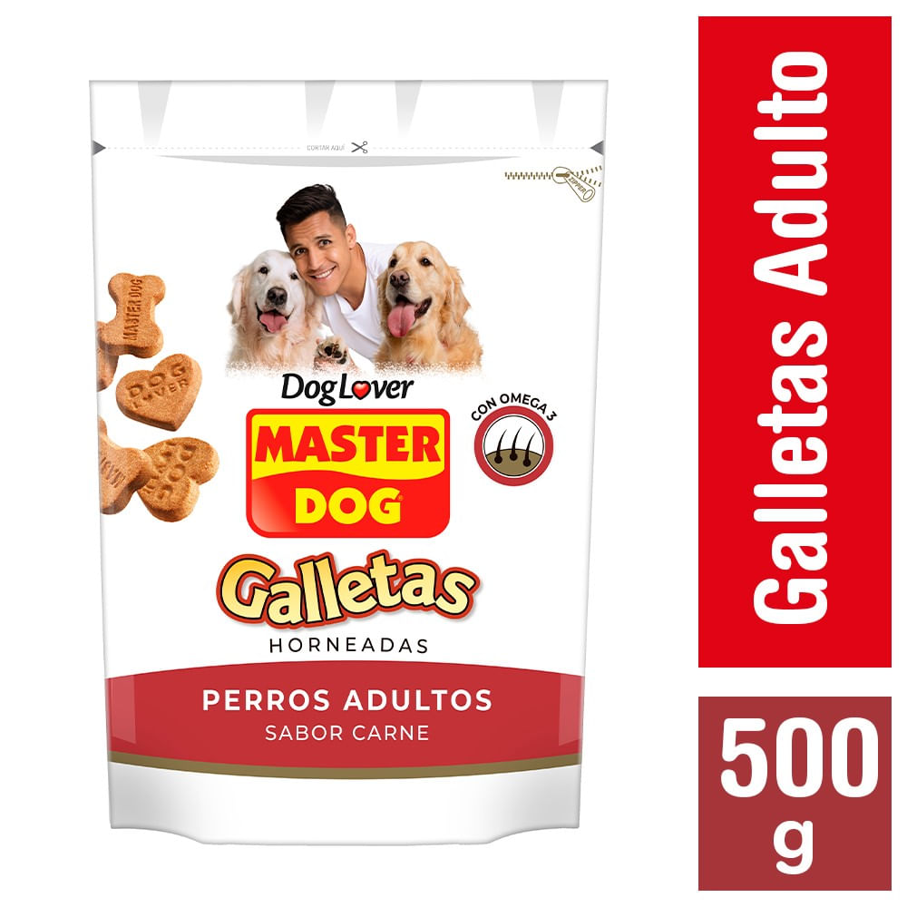 Galletas perro adulto Master Dog carne doy pack 500 g