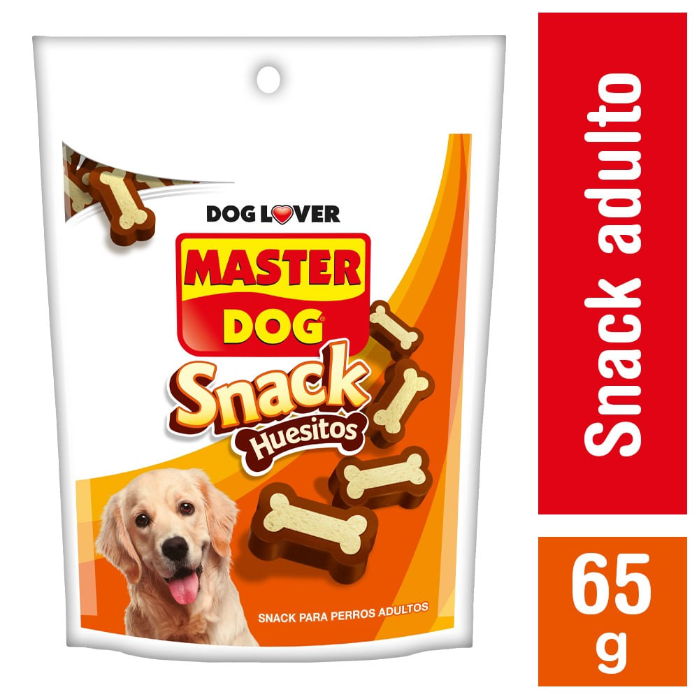 Alimento perro Master Dog snacks Huesitos 65 g