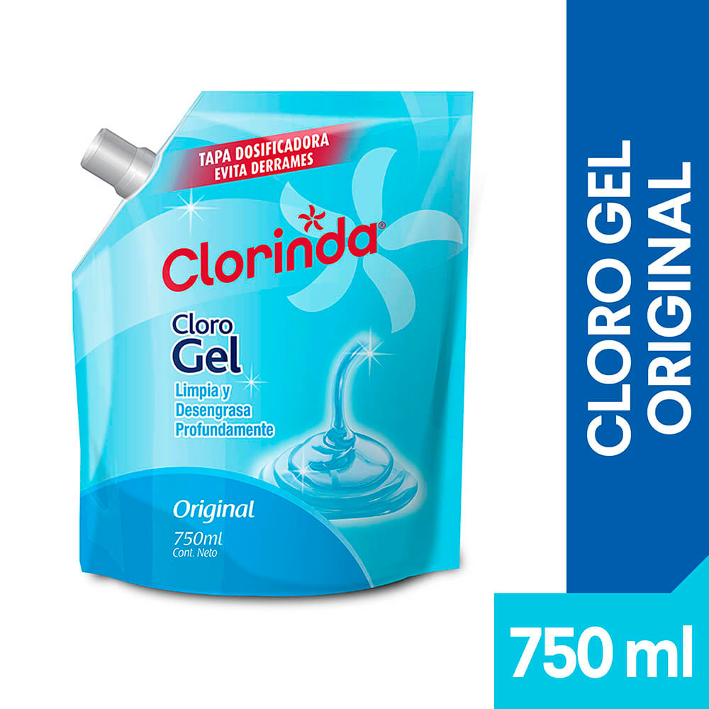 Cloro gel Clorinda original doypack 750 ml