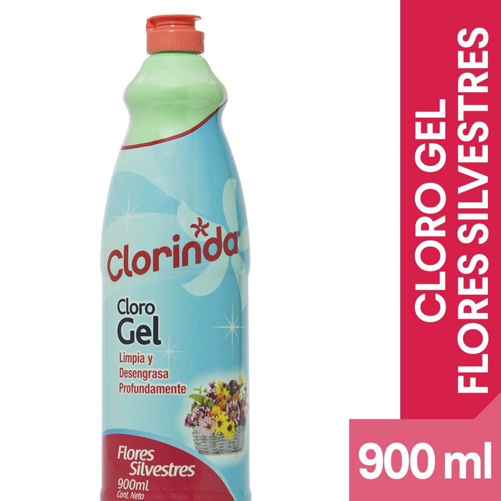 Cloro gel Clorinda flores silvestres 900 ml