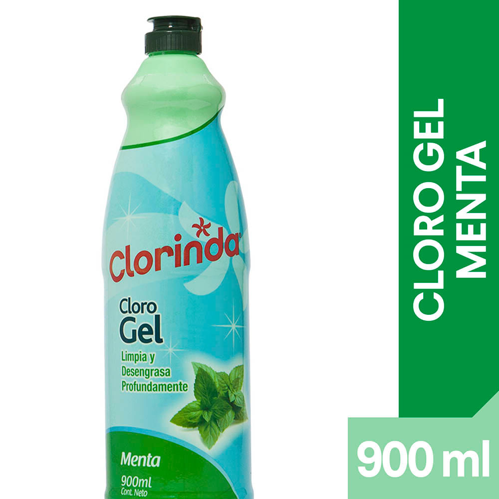 Cloro gel Clorinda menta 900 ml