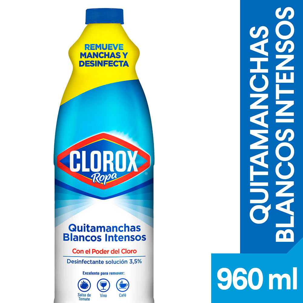 Cloro ropa Clorox blancos 960 g Unimarc