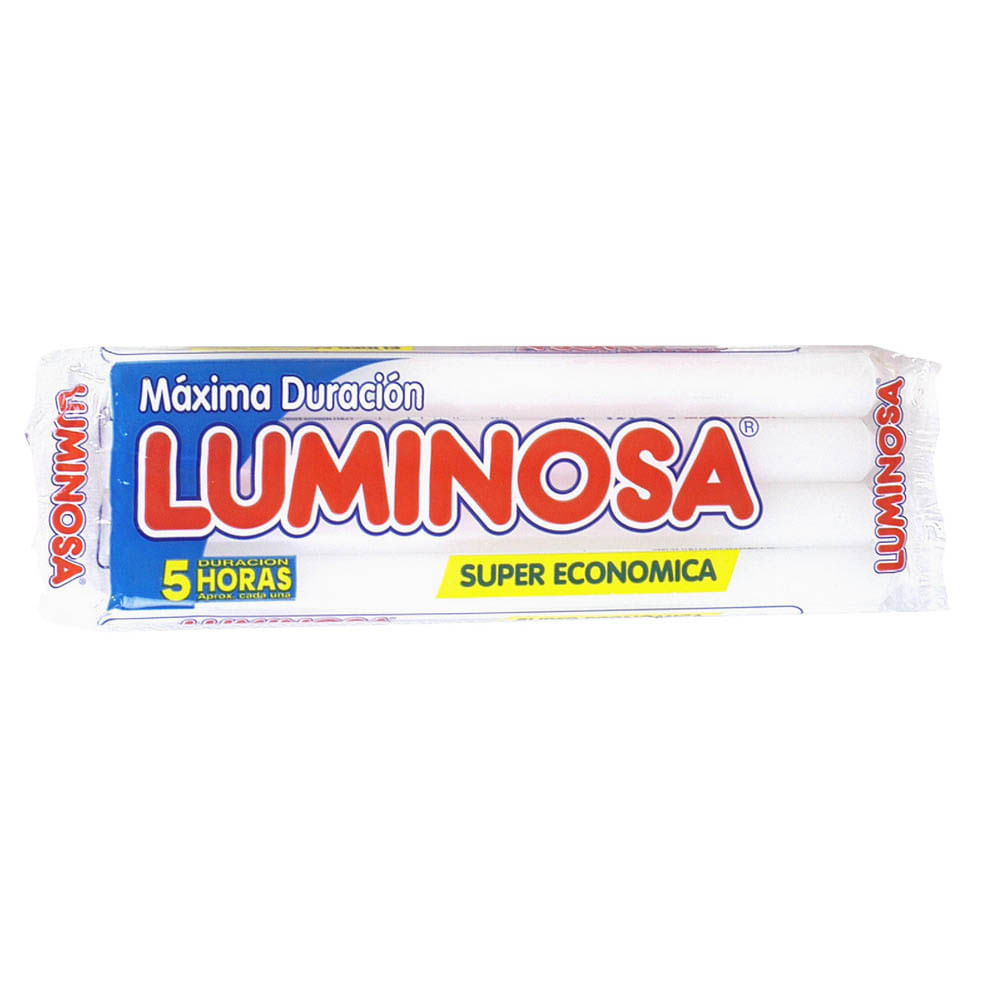 Velas Luminosa super económicas 4 un Velas Luminosa super económicas 4 un