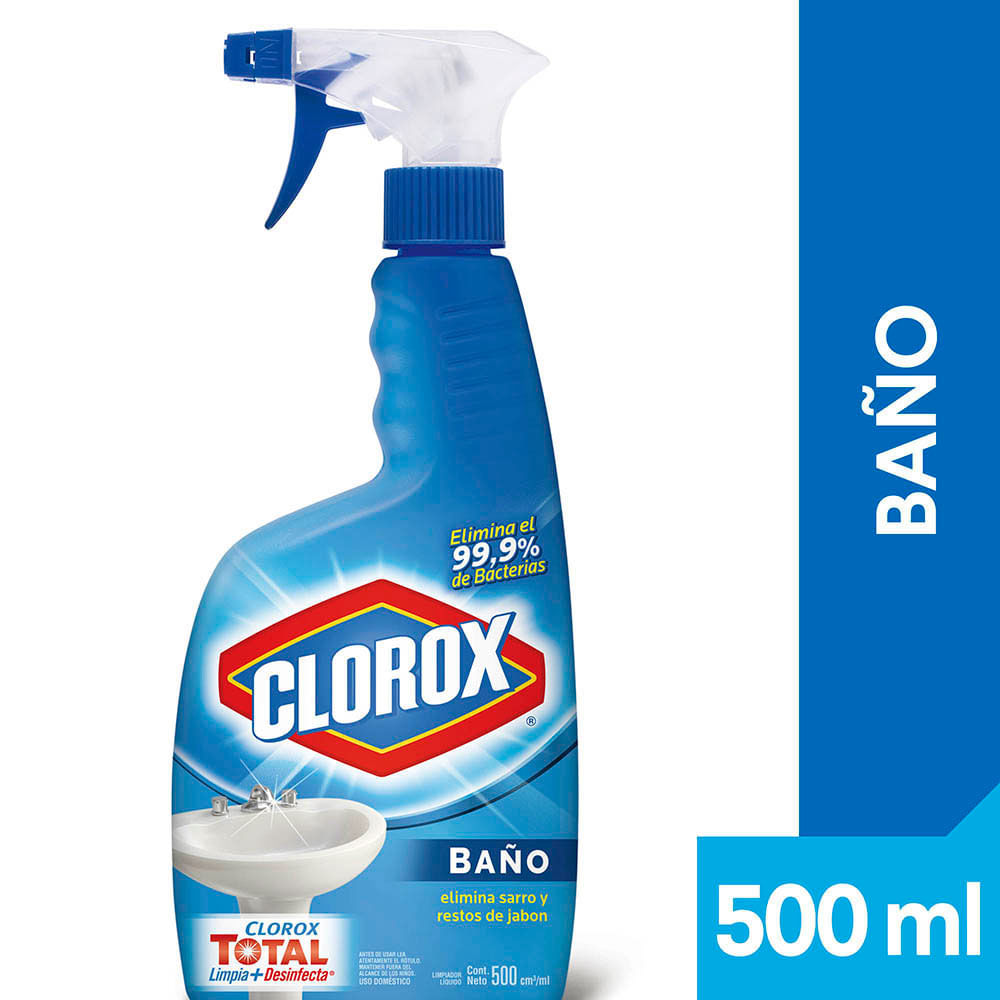 Limpiador desinfectante Clorox baño gatillo 500 ml