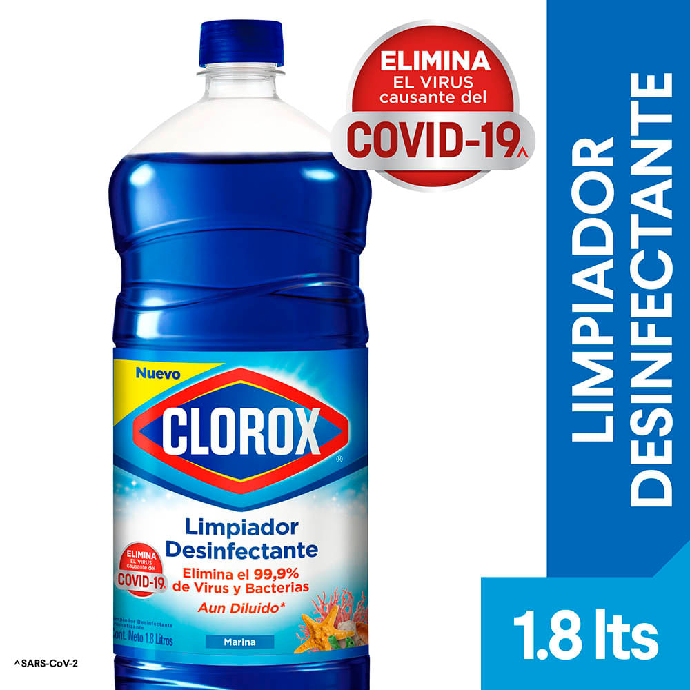 Limpiador desinfectante Clorox marina 1.8 L