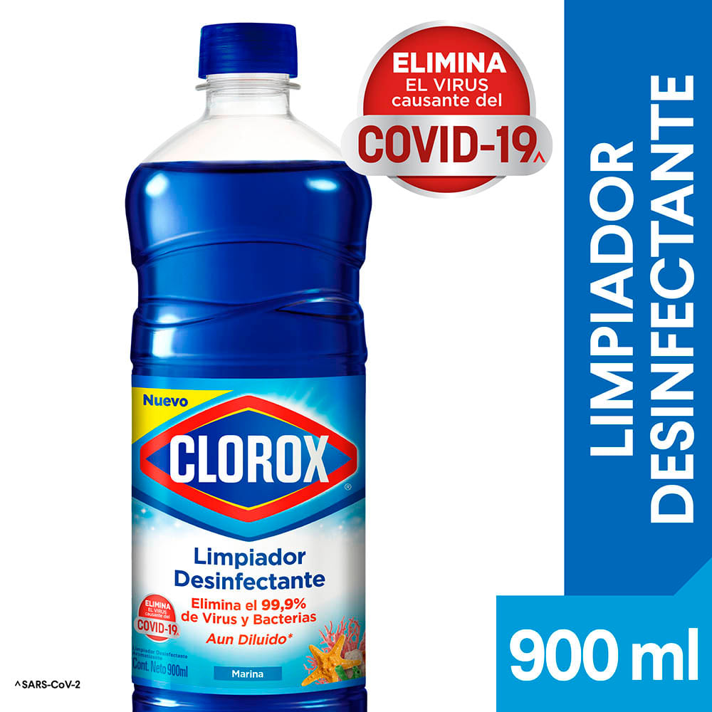 Limpiador desinfectante Clorox marina 900 ml