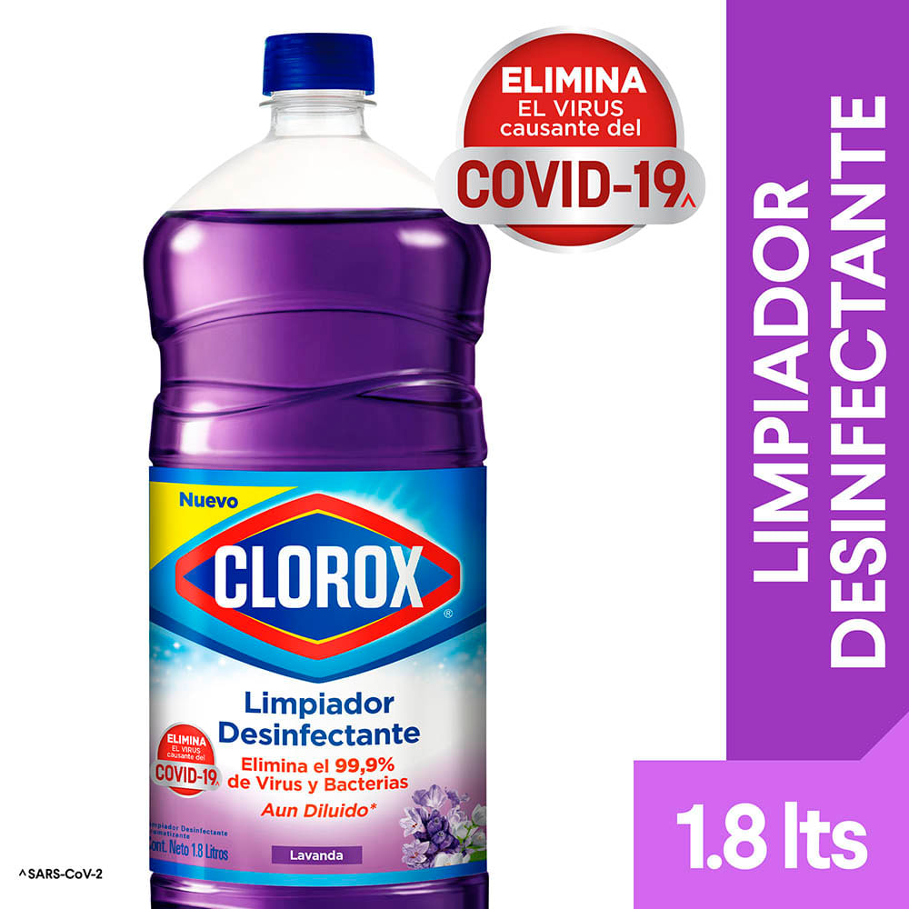 Limpiador desinfectante Clorox lavanda 1.8 L
