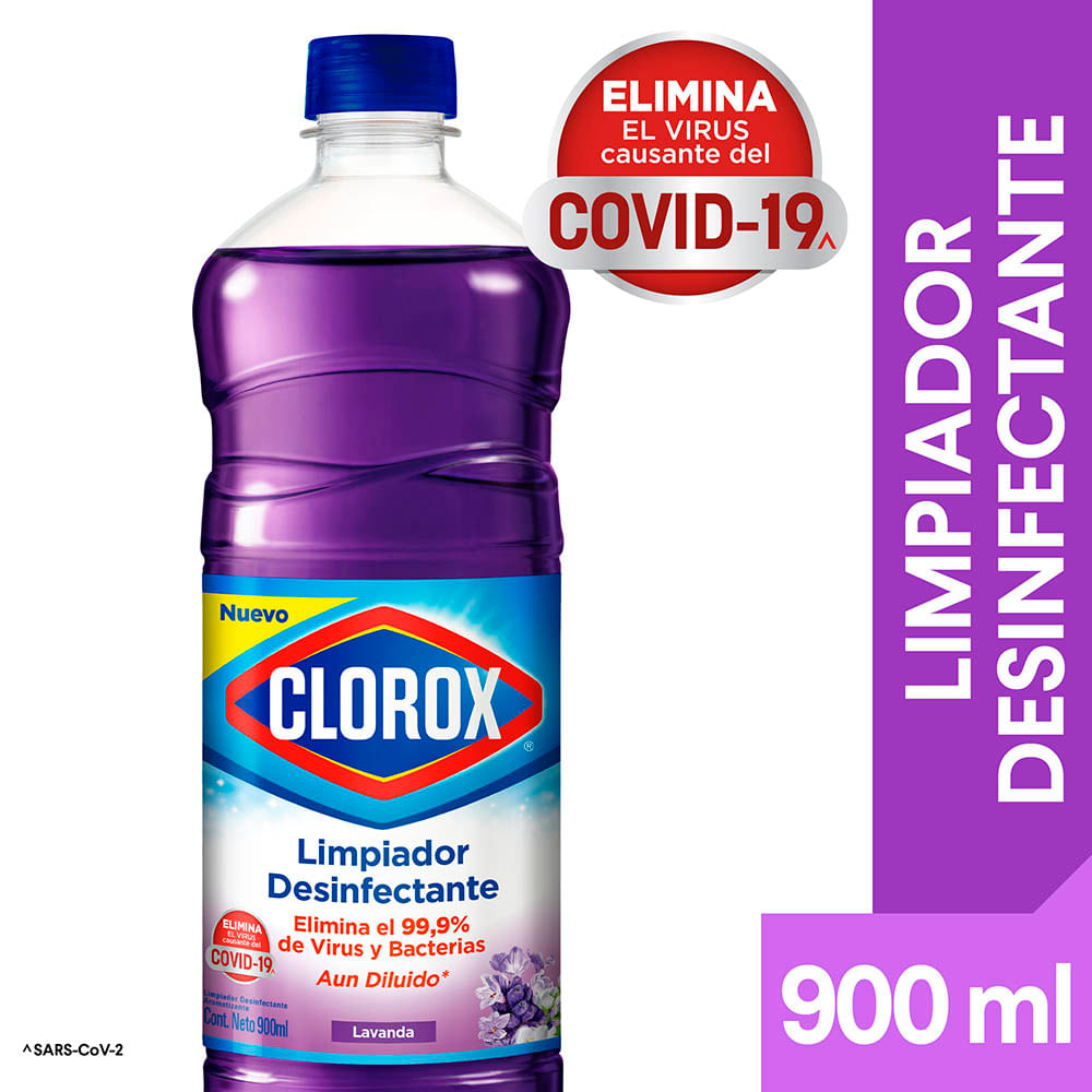 Limpiador desinfectante Clorox lavanda 900 ml