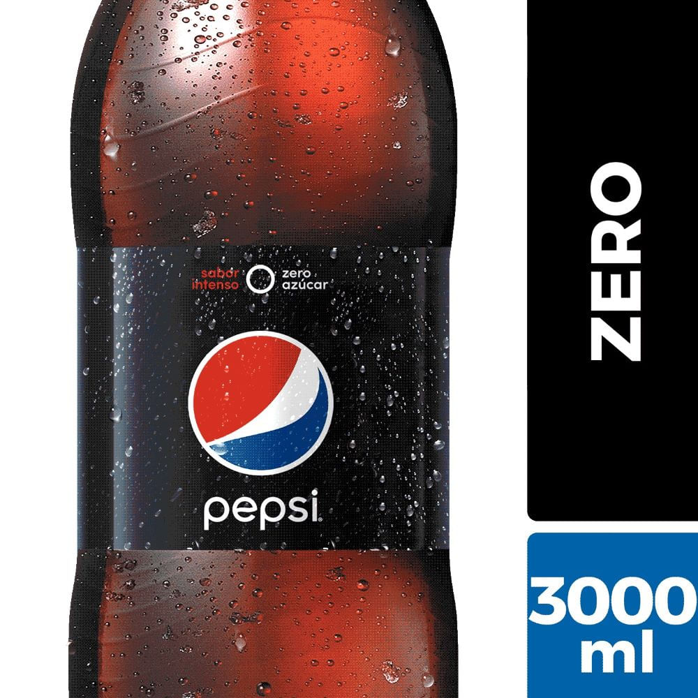 Bebida Pepsi zero no retornable 3 L