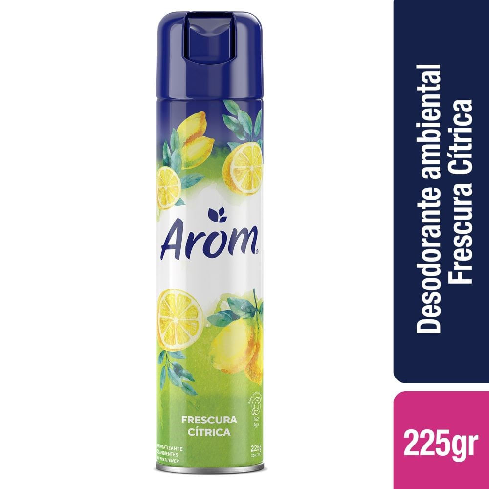 Desodorante Arom frescura cítrica spray 225 g