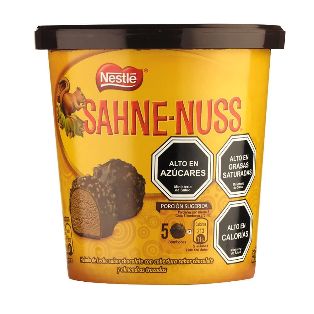 Bombón helado Sahne Nuss chocolate 225 ml