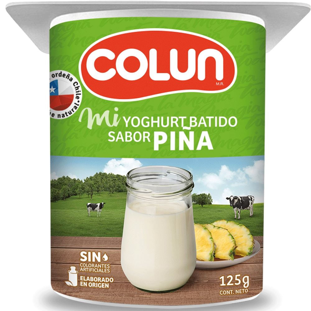 Yoghurt Colun piña 125 g