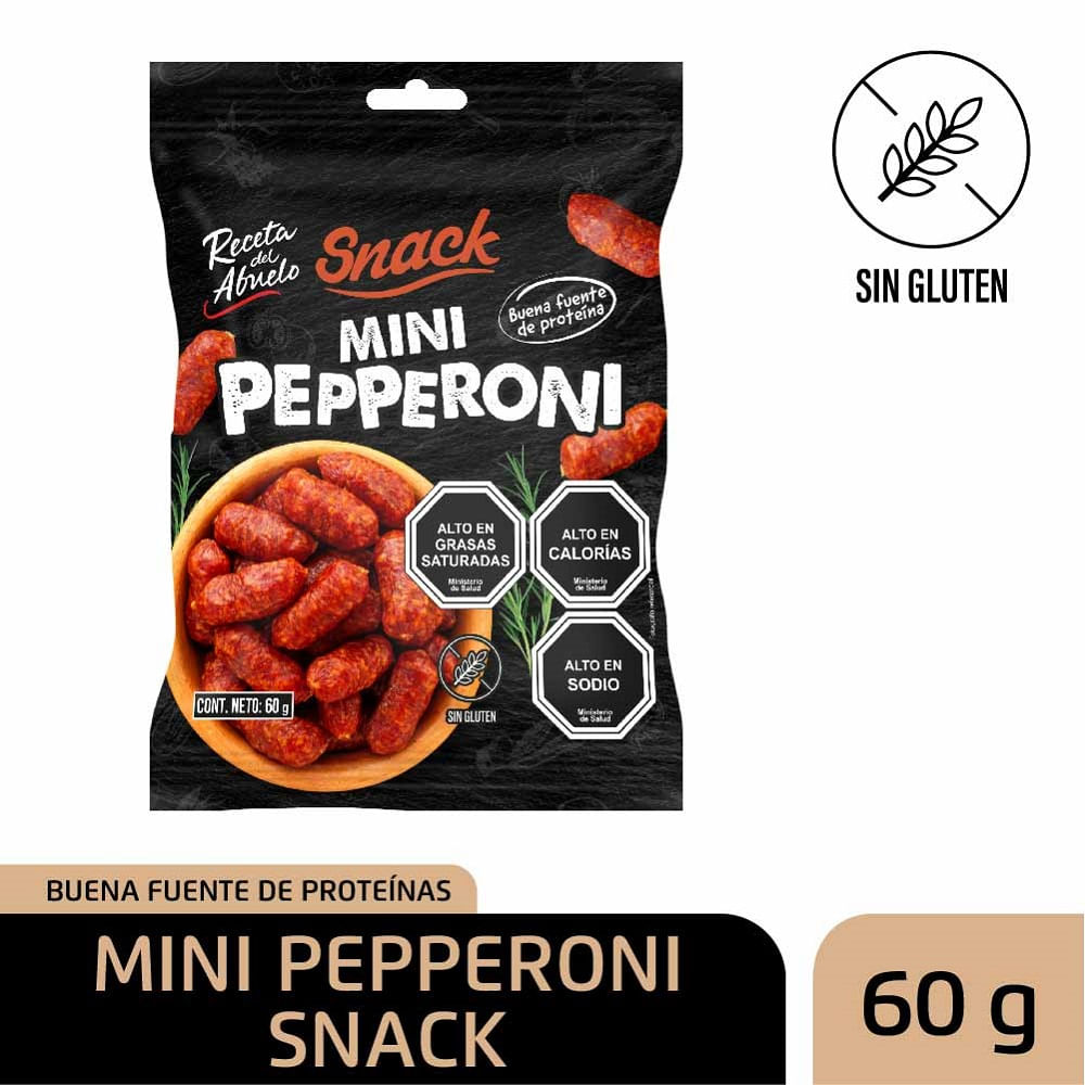 Snack mini pepperoni Receta del Abuelo 60 g