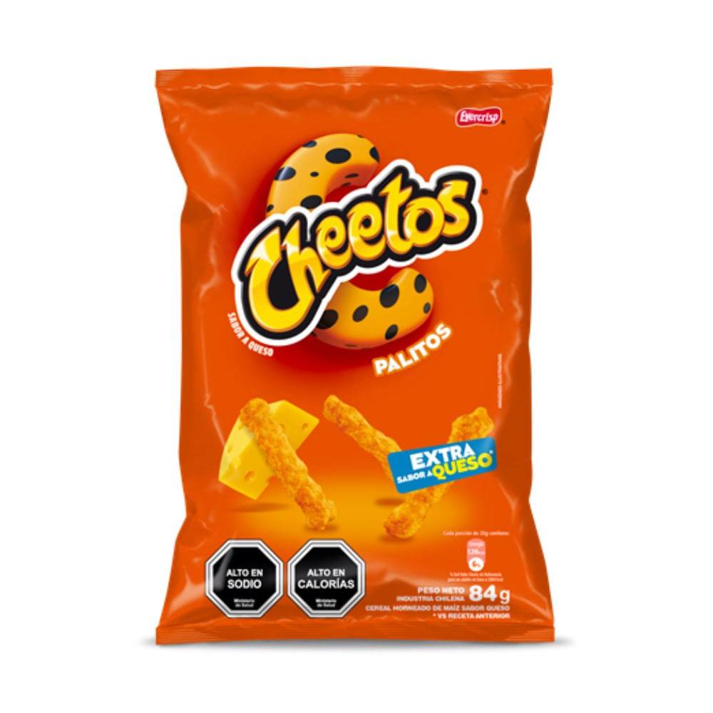 Palitos Cheetos sabor queso bolsa 84 g