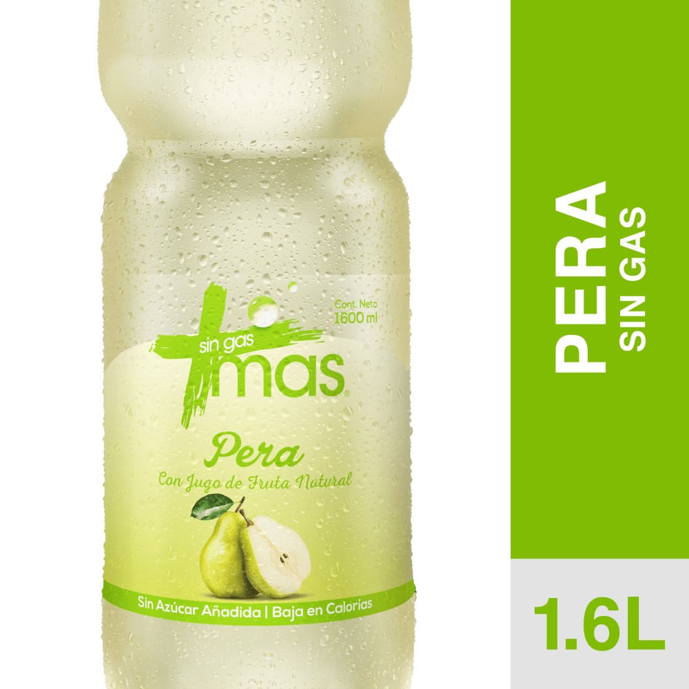 Agua saborizada Más pera 1.6 L
