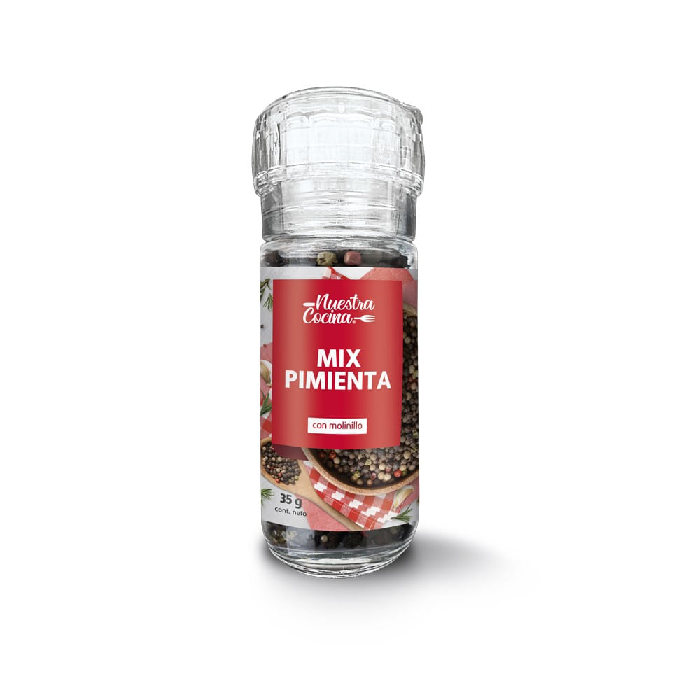 Mix pimienta Nuestra Cocina con molinillo 35 g