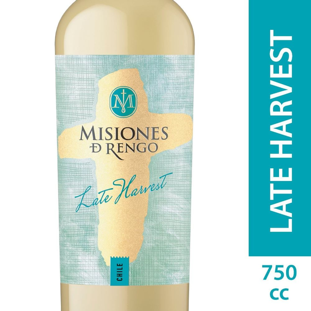 Vino late harvest Misiones de Rengo botella 750 cc