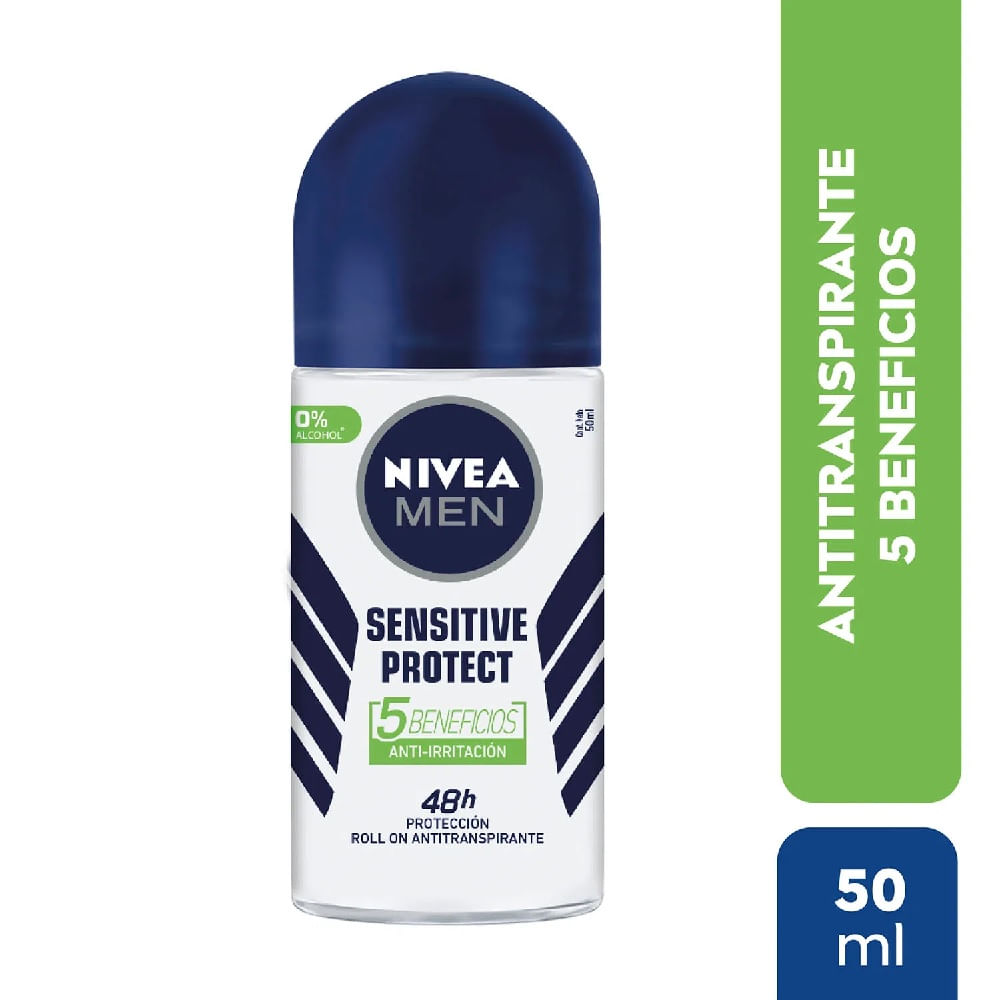 Desodorante rollon Nivea sensitive for men 50 ml