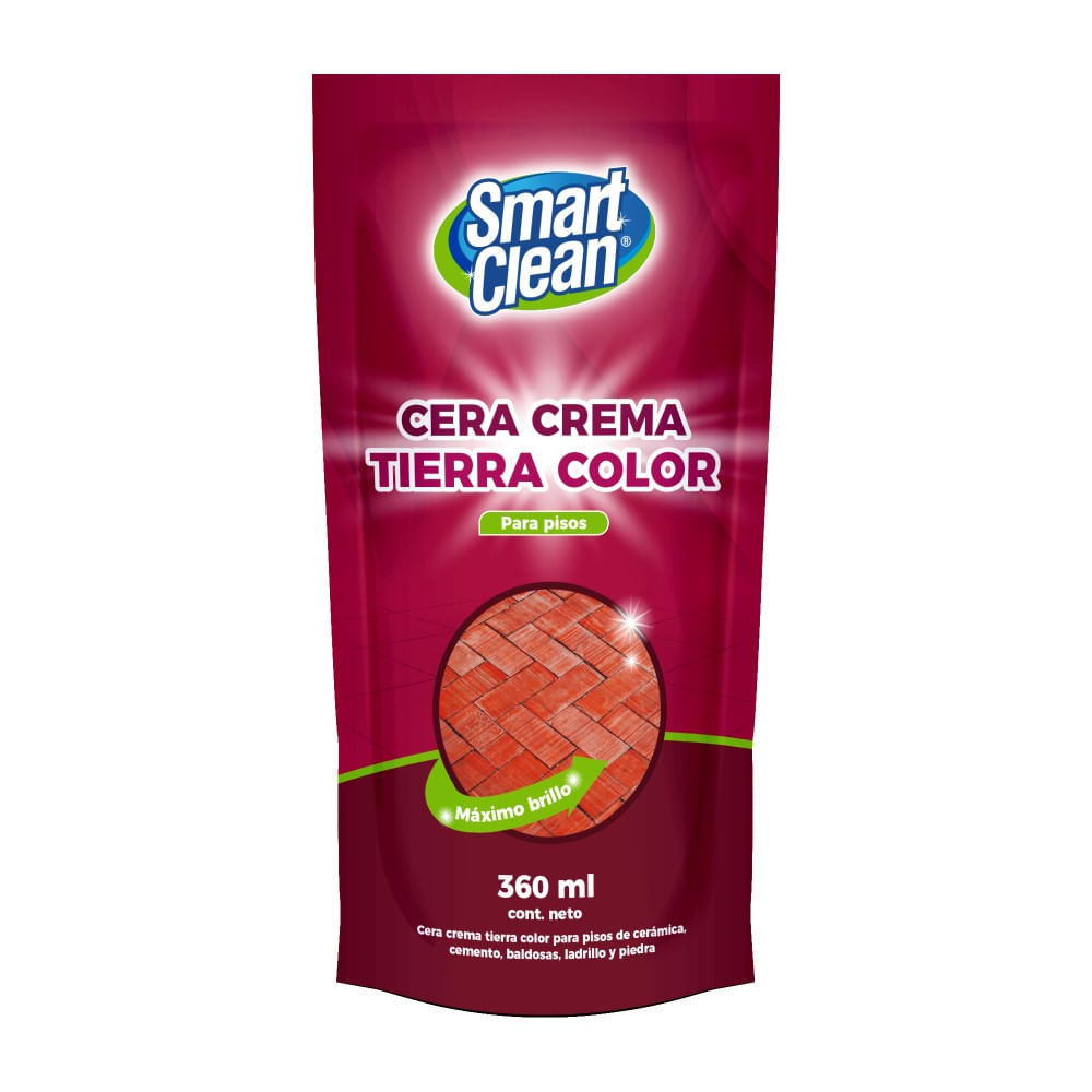 Cera crema Smart Clean tierra color doypack