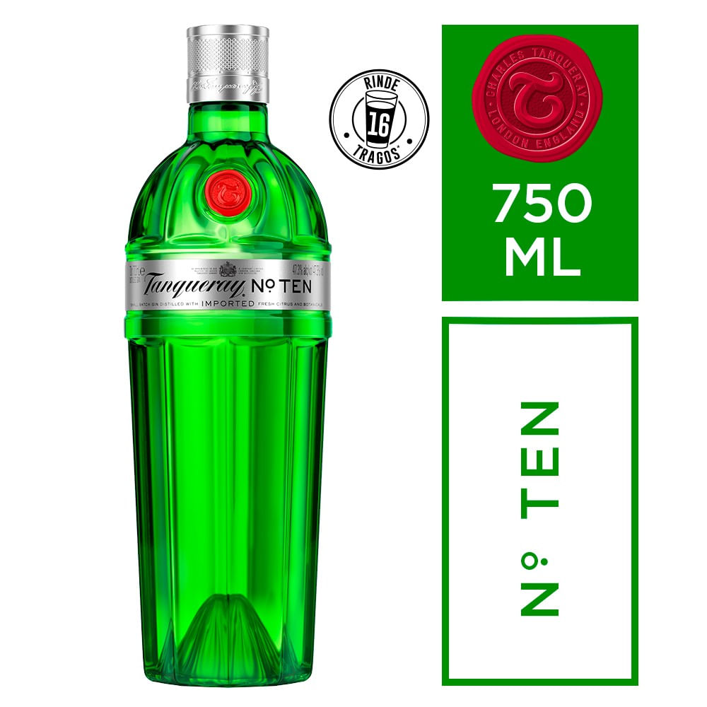 Gin Tanqueray ten 750 cc