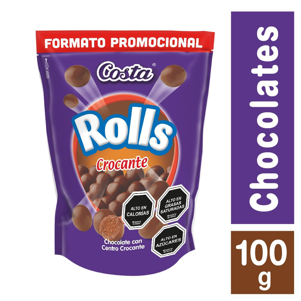 Chocolate Roll Costa crocante 100 g