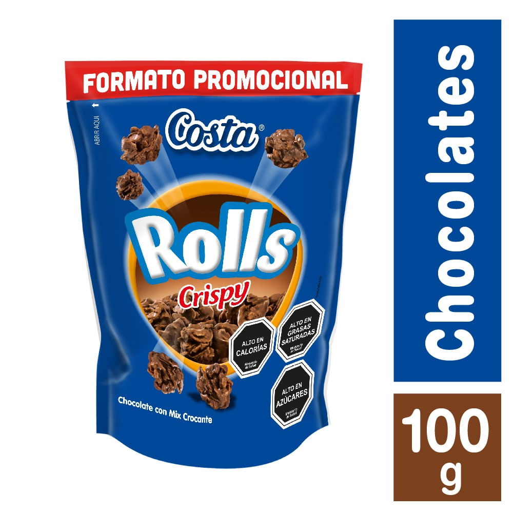 Chocolate Rolls Costa crispy 100 g