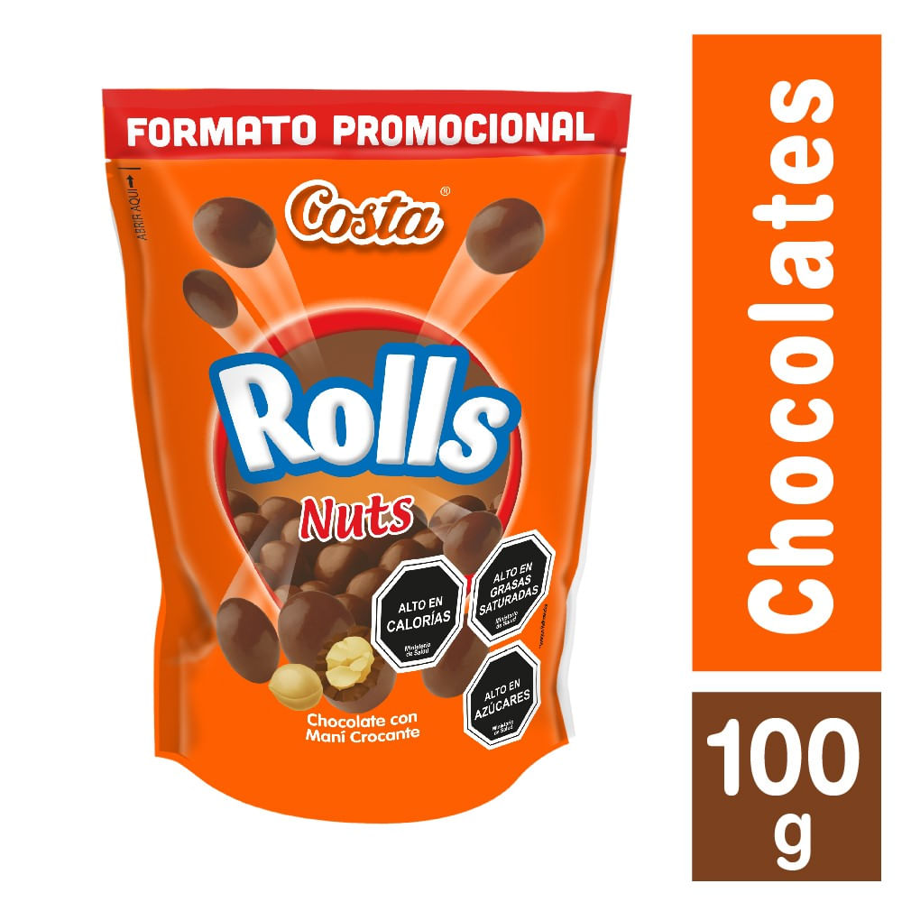 Chocolate rolls Costa nuts 100 g