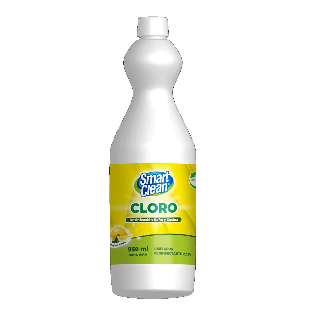 Cloro Smart Clean aroma limón 950 ml