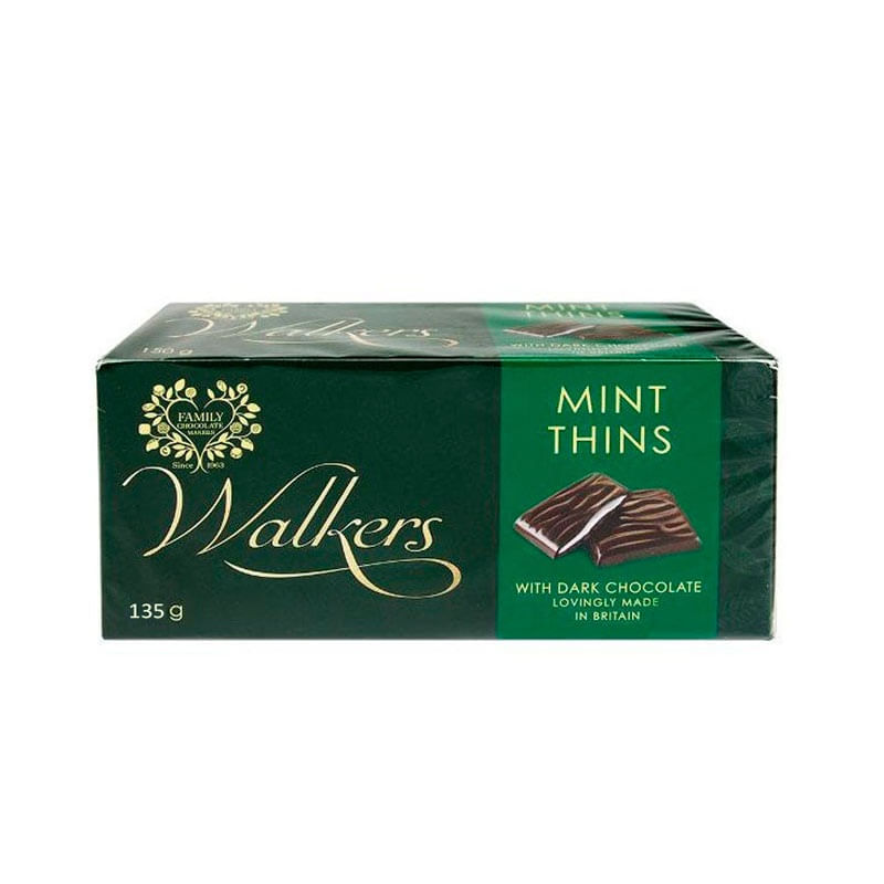 Chocolate dark con menta Walkers 135 g