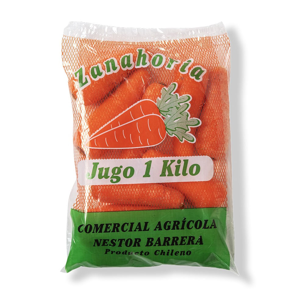 Zanahoria de jugo bolsa 1 Kg