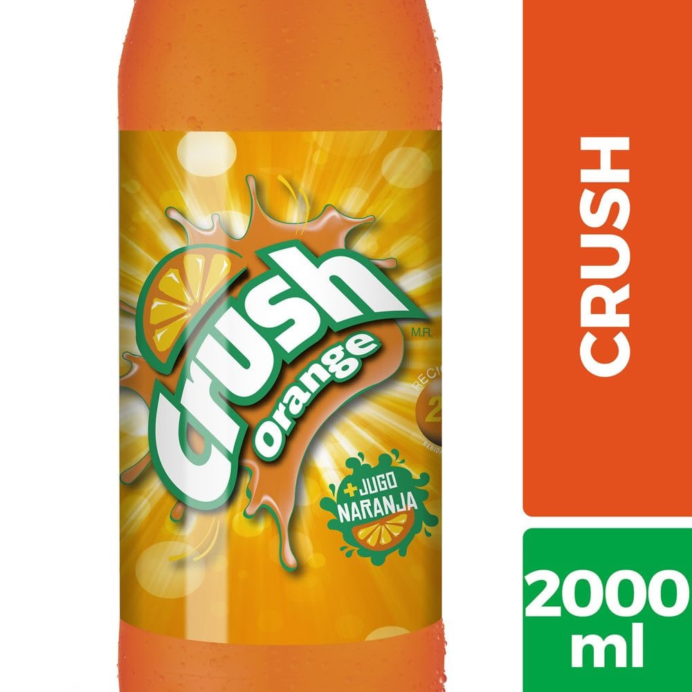 Bebida Orange Crush desechable 2 L