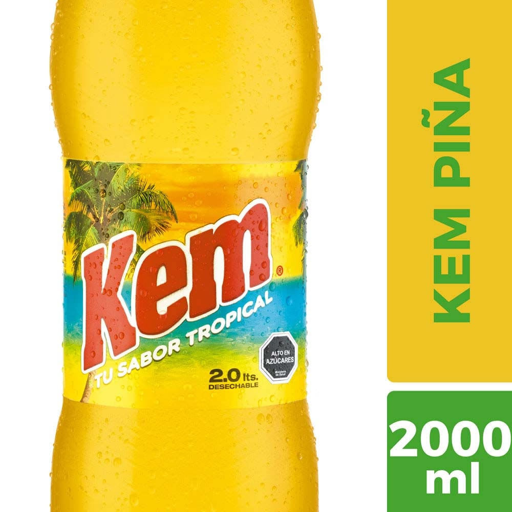 Bebida Kem piña desechable 2 L