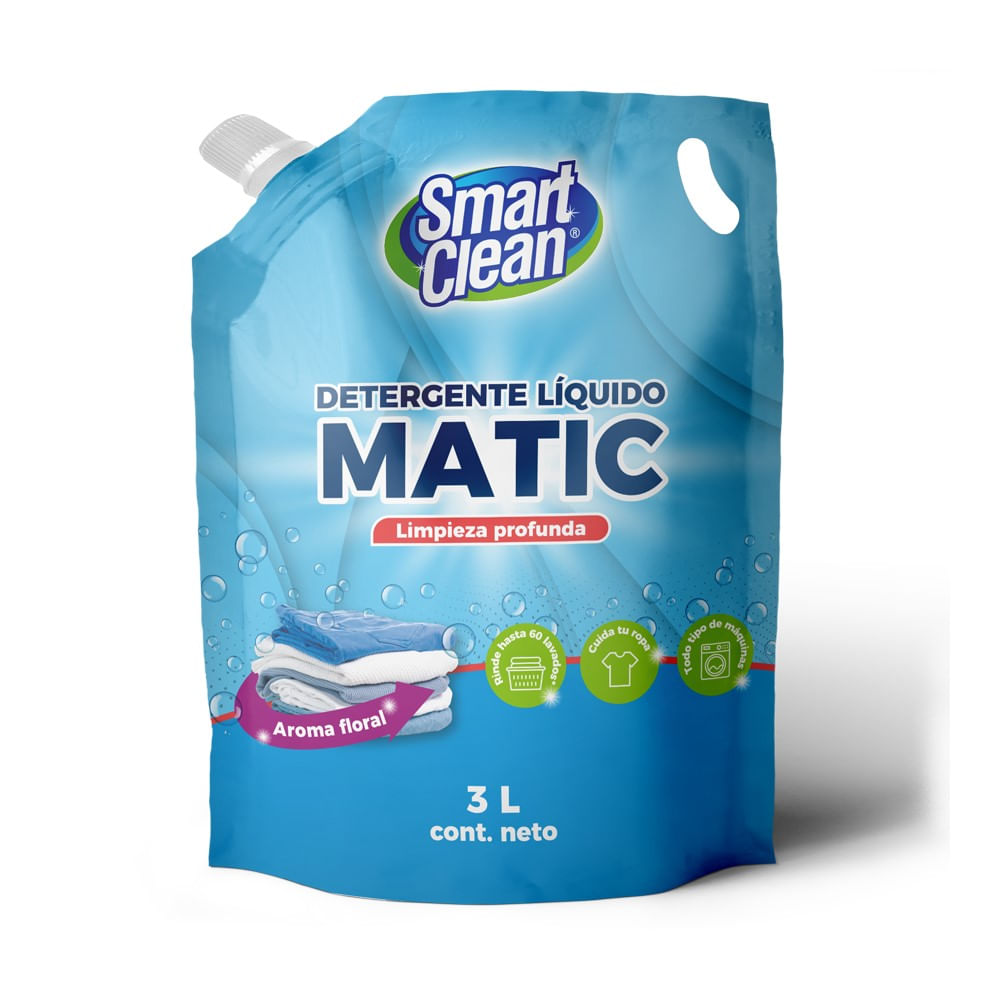 Detergente líquido Smart Clean doypack 3 L