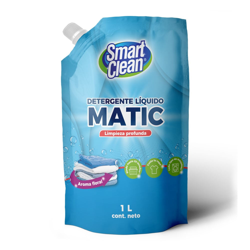 Detergente líquido Smart Clean doypack 1 L