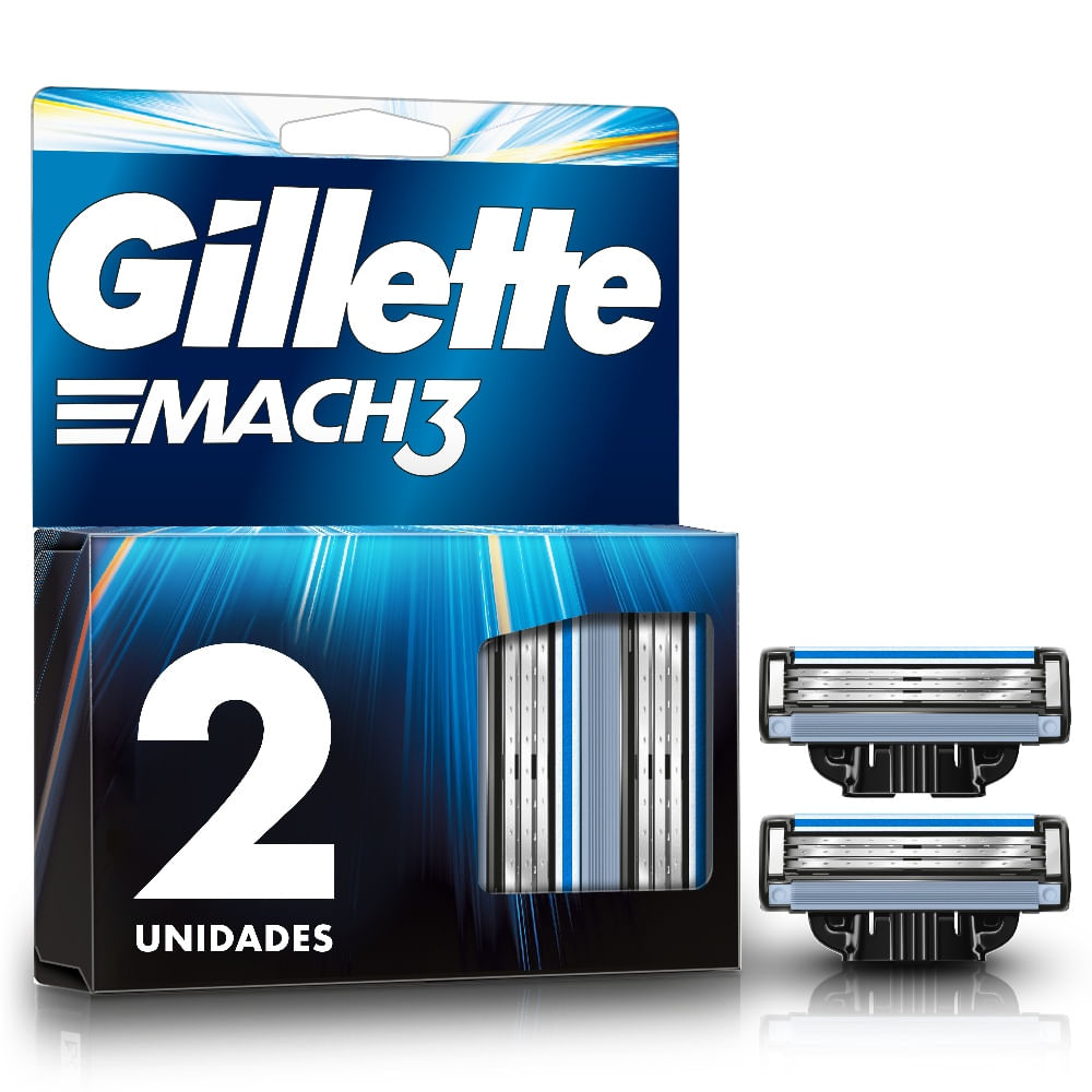 Repuesto máquina de afeitar Gillette Mach3 2 un