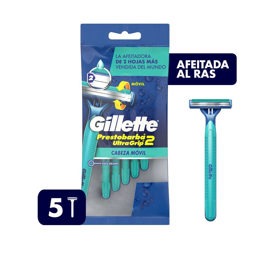Máquina de afeitar Gillette Prestobarba ultragrip 5 un