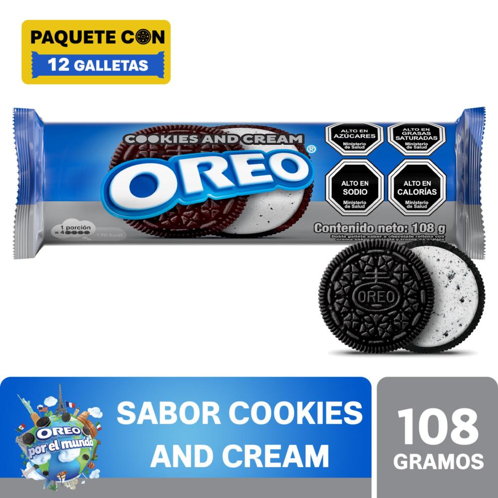 Galleta Oreo cookies and cream 108 g